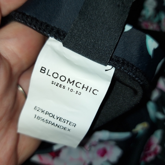 NWT BloomChic Floral Mesh Strappy Swim Bottoms - Picture 6 of 7